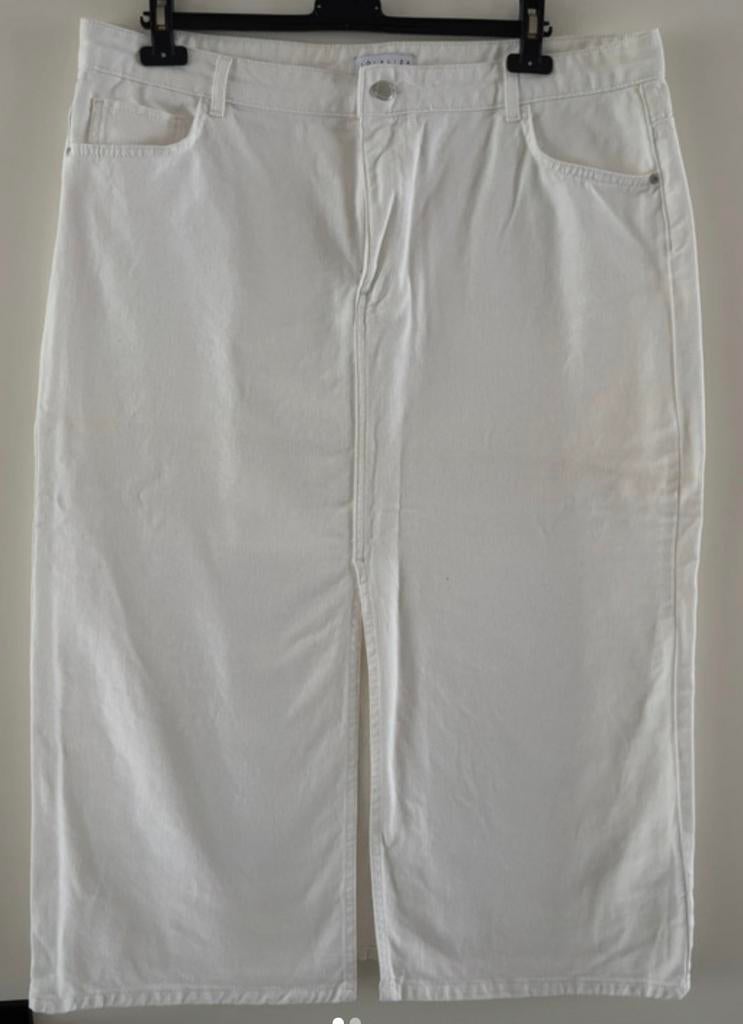 Lola & liza witte jeansrok maat 48, Kleding | Dames, Ophalen of Verzenden, Zo goed als nieuw