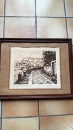 Lot de 3 Gravures - Eaux-fortes - Géo Warzée, Antiquités & Art, Enlèvement