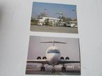 2 POSTKAARTEN ; VLIEGTUIGEN, Verzamelen, Ophalen of Verzenden, 1980 tot heden, Ongelopen, Voertuig