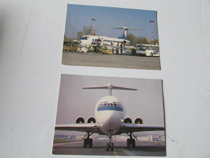 2 POSTKAARTEN ; VLIEGTUIGEN, Verzamelen, Postkaarten | Themakaarten, Ongelopen, 1980 tot heden, Voertuig, Ophalen of Verzenden