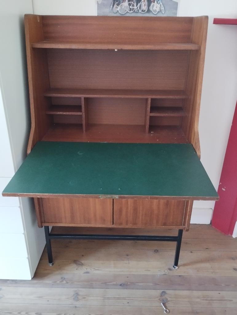 Bureau secretaire, Maison & Meubles, Bureaux, 45 cm, Bois, 80 cm, Vintage