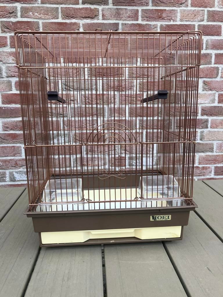 Prijsje: NIEUWE ANTIEKE VOGELKOOI HOEI JAPAN NU 45 EURO, Animaux & Accessoires, Oiseaux | Cages & Volières, Neuf, Cage à oiseaux