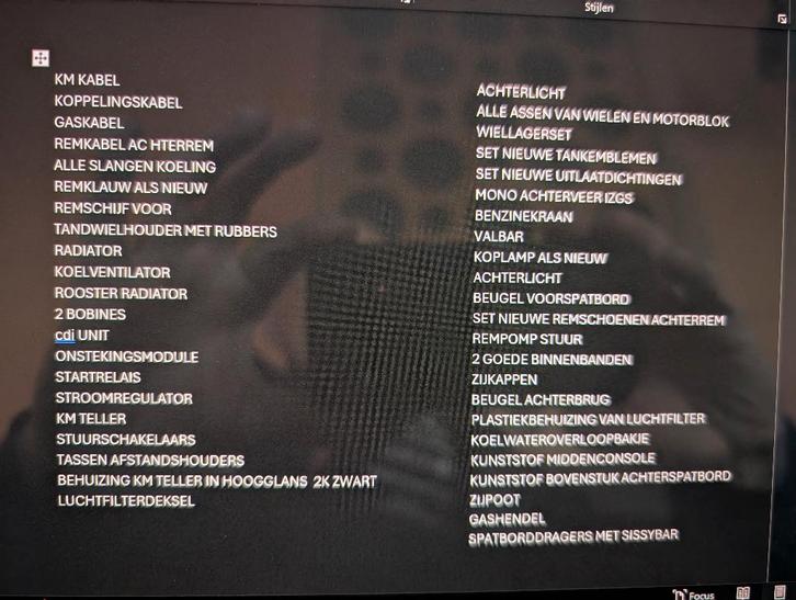 ONDERDELEN VULCAN VN800 CLASSIC, Motoren, Onderdelen | Kawasaki, Gebruikt, Ophalen of Verzenden