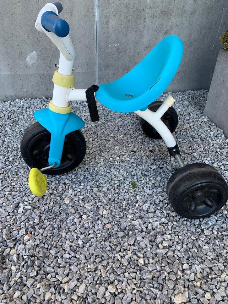 Smoby loopfiets / driewieler peuter – blauw, Kinderen en Baby's, Speelgoed | Buiten | Voertuigen en Loopfietsen, Gebruikt, Loopfiets