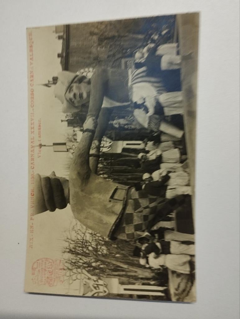 Een oude postkaart ik denk over carnaval of een andere stoet, Collections, Cartes postales | Étranger, Enlèvement
