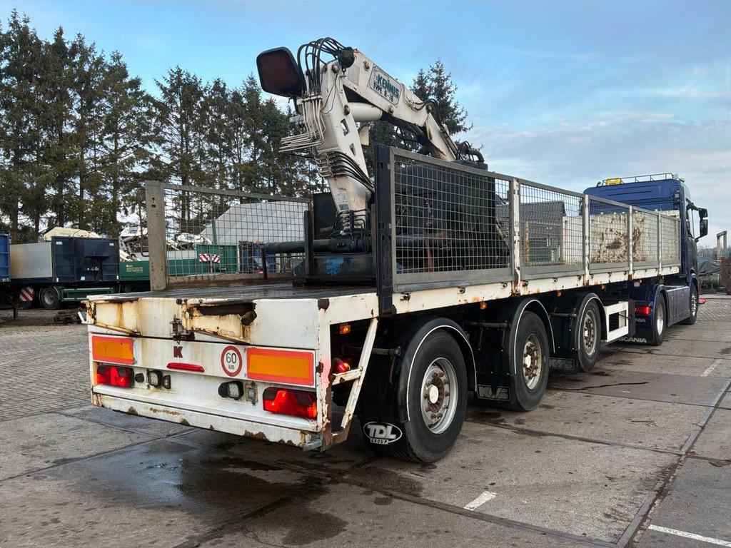 2009 KWB P393STIH Oplegger met Kennis R-16 kraan, Auto's, Vrachtwagens, Bedrijf, Aanhangers en Opleggers, Overige brandstoffen