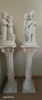 Sokkels met beelden, Huis en Inrichting, Ophalen, Zo goed als nieuw