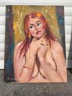 Huile sur panneau signe tony reniers, Ophalen of Verzenden