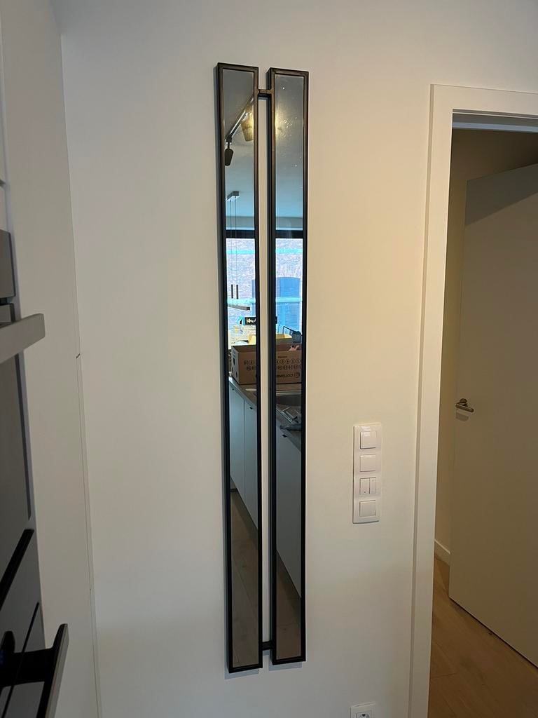 Moderne Spiegel met 2 smalle stukken 170cm lang, Huis en Inrichting, Woonaccessoires | Spiegels, Ophalen