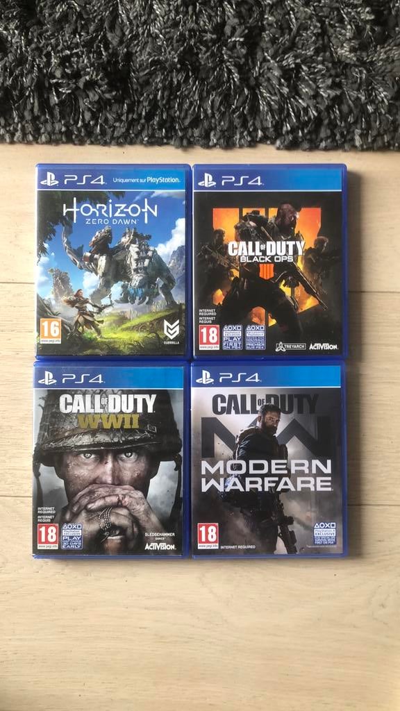 Lot 4 PlayStation 4 games., Games en Spelcomputers, Games | Sony PlayStation 4, Ophalen, Zo goed als nieuw