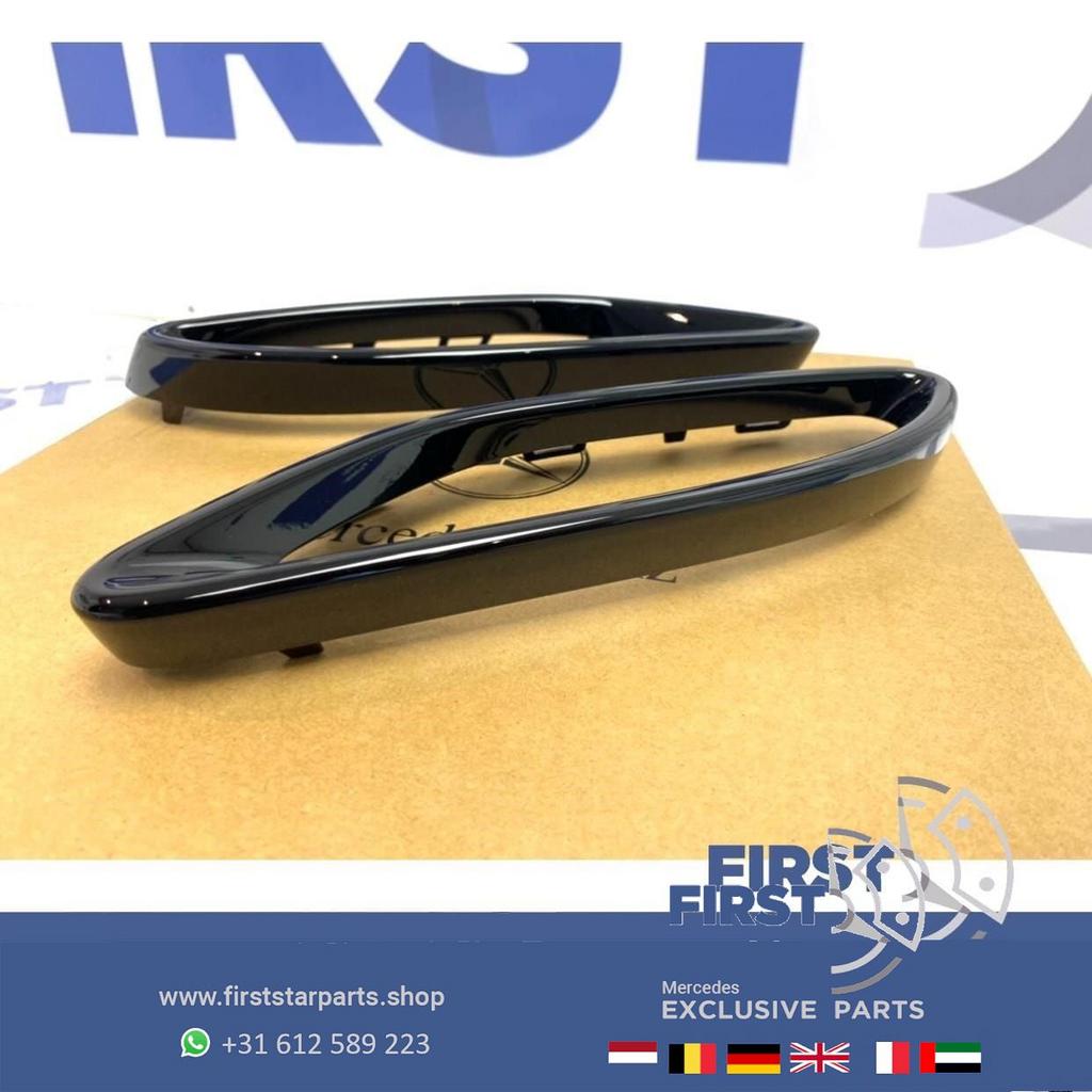 AMG LINE UITLAAT SIERLIJSTEN ZWART L/R Mercedes A B C CLA GL, Utilisé, -, -, Enlèvement ou Envoi