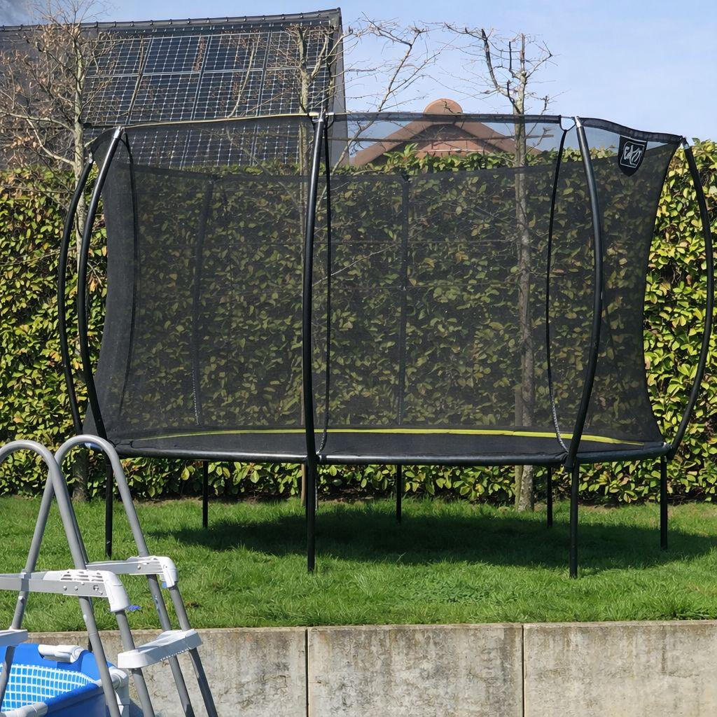 Trampoline 3m60 met beschermnet, Enfants & Bébés, Jouets | Extérieur | Trampolines, Enlèvement, Utilisé