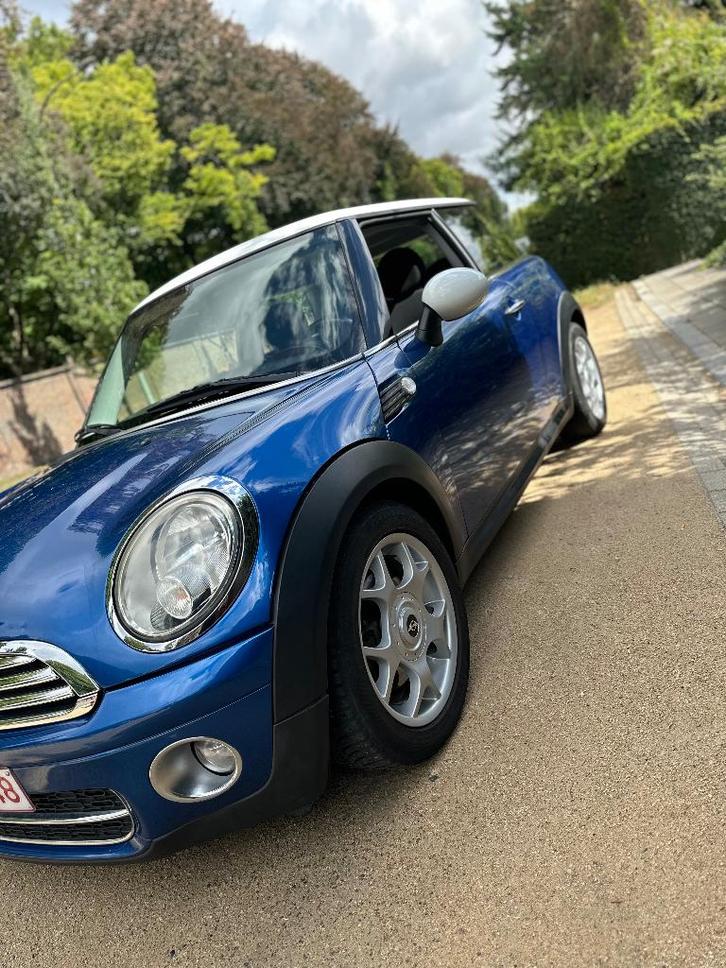 Mini cooper d, Auto's, Mini, Particulier, Cooper, Diesel, Euro 4, Coupé, 3 deurs, Handgeschakeld, Blauw, Zwart, Stof, Voorwielaandrijving