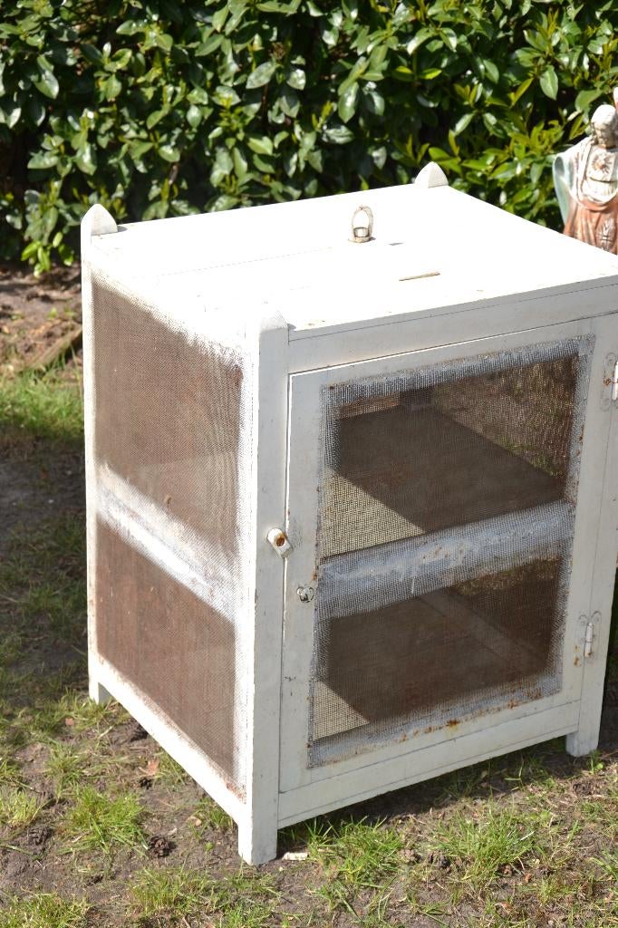 armoire de rangement ancienne pour armoires à viande, Antiquités & Art, Curiosités & Brocante, Enlèvement