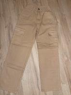 Broek met wijdere pijpen, Beige, Ophalen of Verzenden, Zo goed als nieuw, Maat 34 (XS) of kleiner