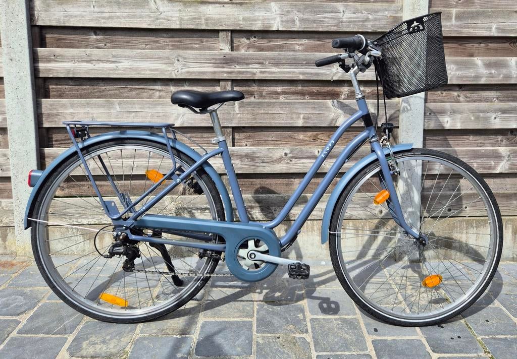 Elops Stadsfiets blauw ( in mooie staat ), Ophalen, Gebruikt, Versnellingen