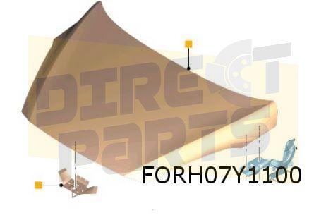 Ford Fiesta VII motorkap (te spuiten) Origineel! 2508883, Auto-onderdelen, Carrosserie, Motorkap, Ford, Voor, Nieuw, Verzenden