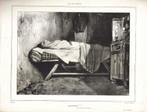 Auguste Bouquet naar Decamps litho "Morte!", druk Delaunois, Enlèvement
