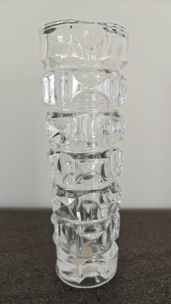 Vaas Cristal D’Arques, Ophalen, Zo goed als nieuw, Glas, Minder dan 50 cm