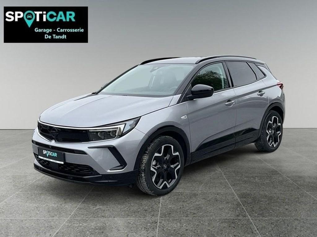 Opel Grandland Gs-Line 1.2 Benzine 130 pk Automaat ! met ve, Autos, Opel, Argent ou Gris, Achat, Euro 6, Entreprise