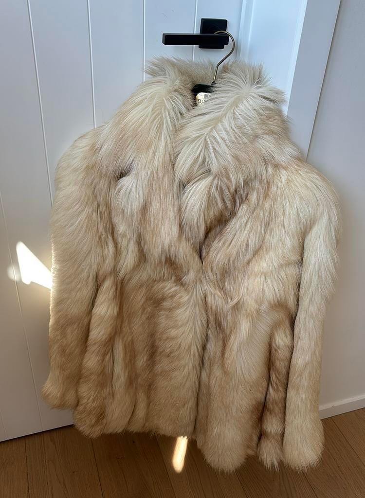 Vintage Fur Coat – Size 46 – Soft Plush Mid-Length Jacket, Enlèvement ou Envoi, Porté