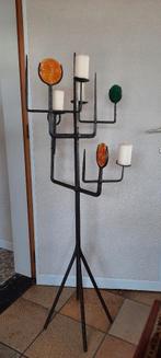 Smeedijzeren kandelaar, 140cm hoog, Ophalen