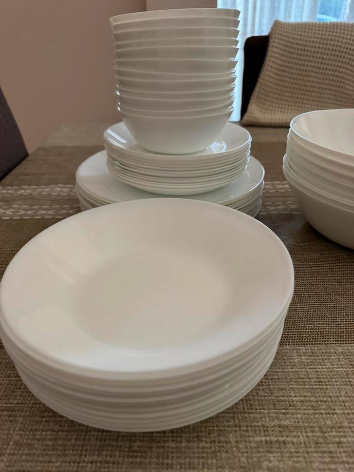 IKEA OFTAST serviesset – 56 stuks (zo goed als nieuw), Antiquités & Art, Antiquités | Services (vaisselle) complet, Enlèvement