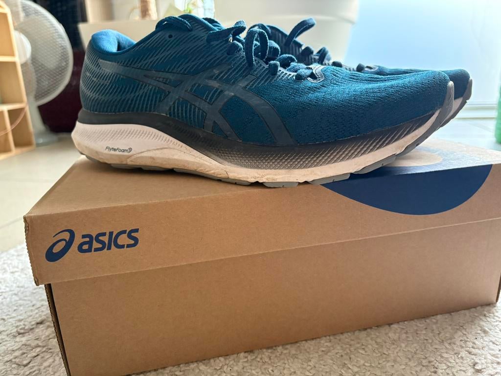 Asics GT4000 3 loopschoenen heren maat 42.5, Ophalen of Verzenden, Gedragen, Blauw, Sportschoenen