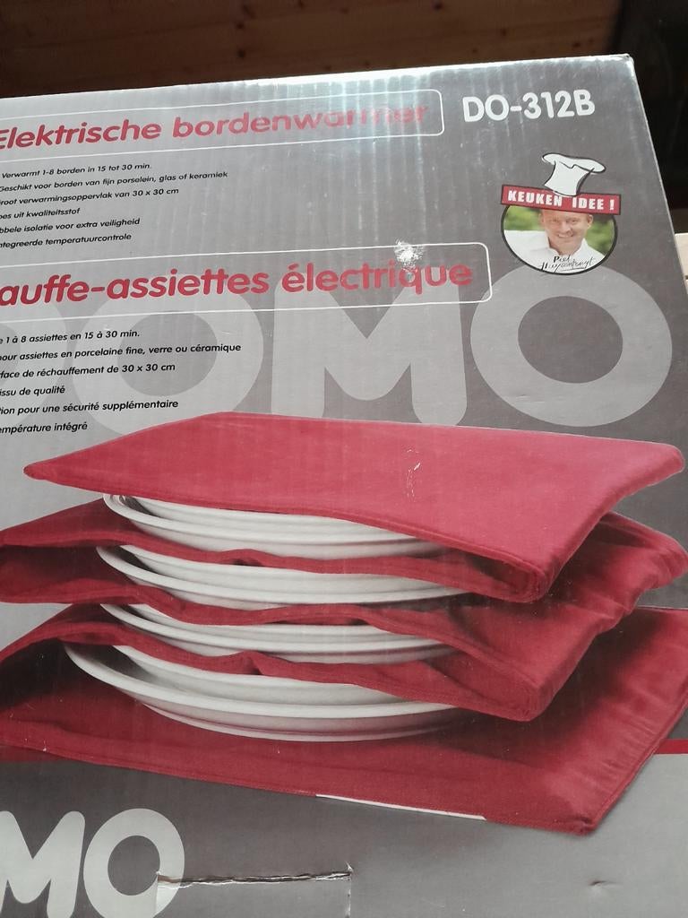 NIEUWE BORDENVERWARMER DOMO ZELF OPHALEN BIEDEN, Ophalen, Nieuw