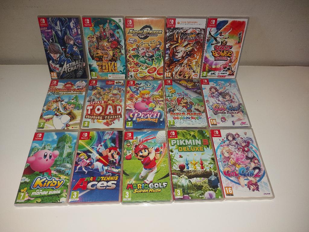 15 Jeux Nintendo Switch, Consoles de jeu & Jeux vidéo, Enlèvement ou Envoi, Aventure et Action, Utilisé, À partir de 3 ans