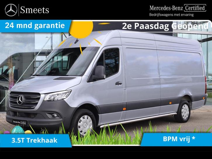 Mercedes-Benz Sprinter 315 CDI L3 LED 3.5T TREKHAAK, Auto's, Bestelwagens en Lichte vracht, Bedrijf, Te koop, Used 1. Bestelwagens met ervaring.