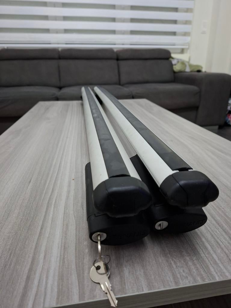 Dakdragers thule voor renault Grand Scenic of megane, Auto diversen, Fietsendragers, Ophalen