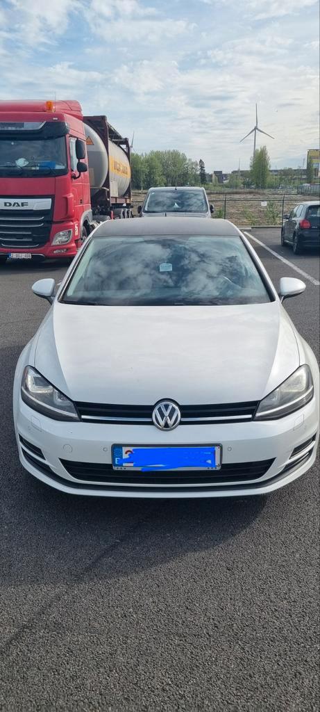 Volkswagen Golf 7, Autos, Volkswagen, Golf, Diesel, Euro 6, Berline, 5 portes, Boîte manuelle, Blanc, Gris, Alcantara, Carnet d'entretien