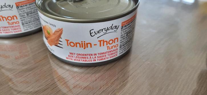 4x colruyt blik tonijn groenten - meer dan 40% korting !, Diversen, Levensmiddelen, Ophalen
