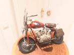 Prachtig metalen schaalmodel van een klassieke motorfiets, Ophalen of Verzenden, Motor