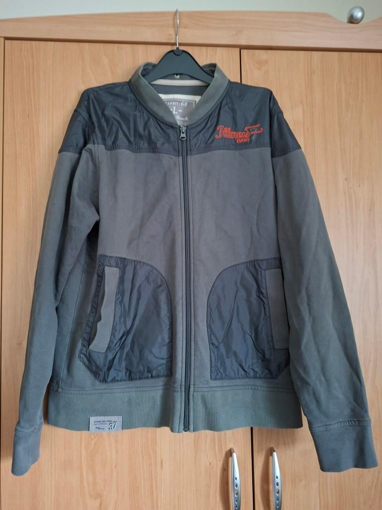 Esprit : Gilet sportif pour hommes (taille L), Gris, Enlèvement ou Envoi, Esprit, Taille 52/54 (L)