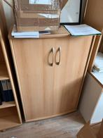 Armoires / bibliothèque blanche et beige a vendre, Maison & Meubles, Enlèvement, Comme neuf