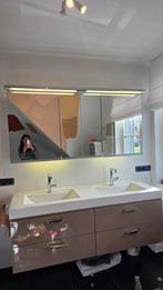 Wastafelmeubel + dubbele wastafels + kranen, Enlèvement