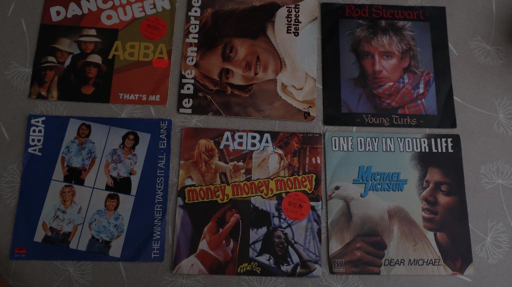 6 singles vinyl, Enlèvement ou Envoi, Single, 1970 - 1979, Utilisé