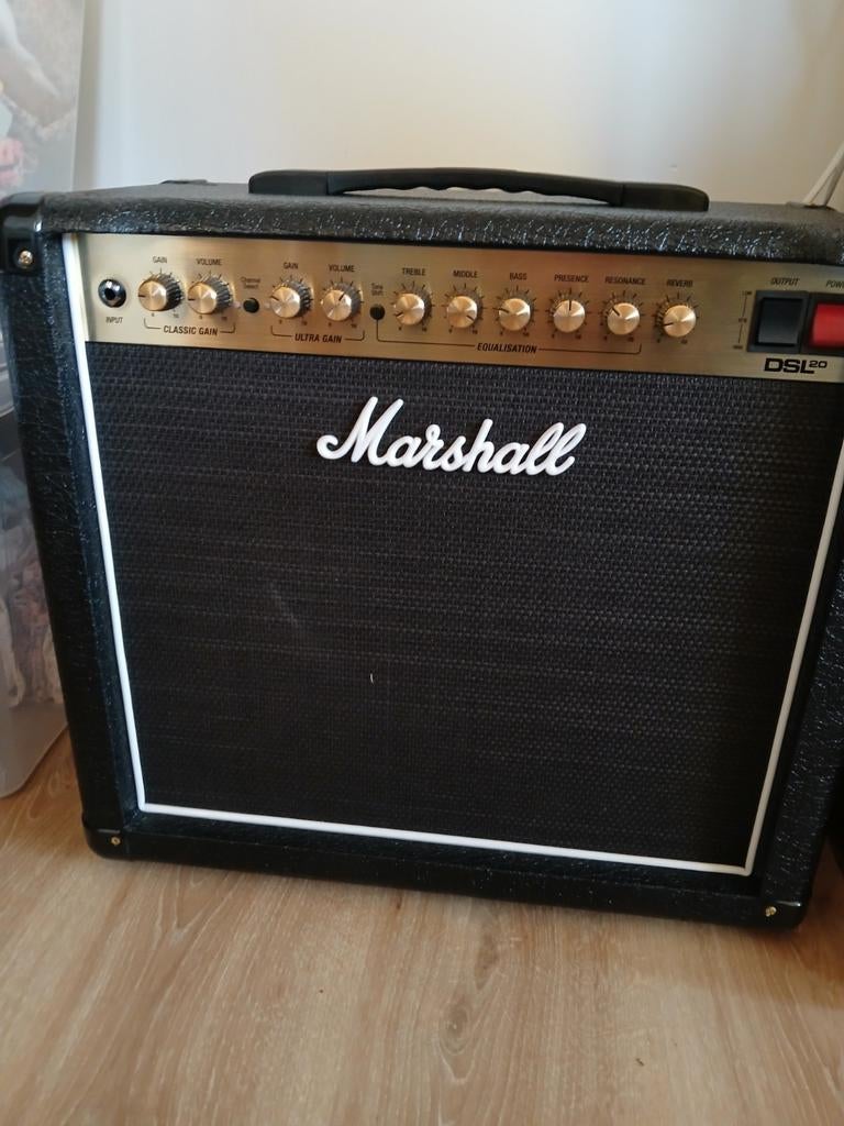 Marshal DSL20CR, Muziek en Instrumenten, Versterkers | Bas en Gitaar, Ophalen of Verzenden, Zo goed als nieuw, Gitaar, Minder dan 50 watt