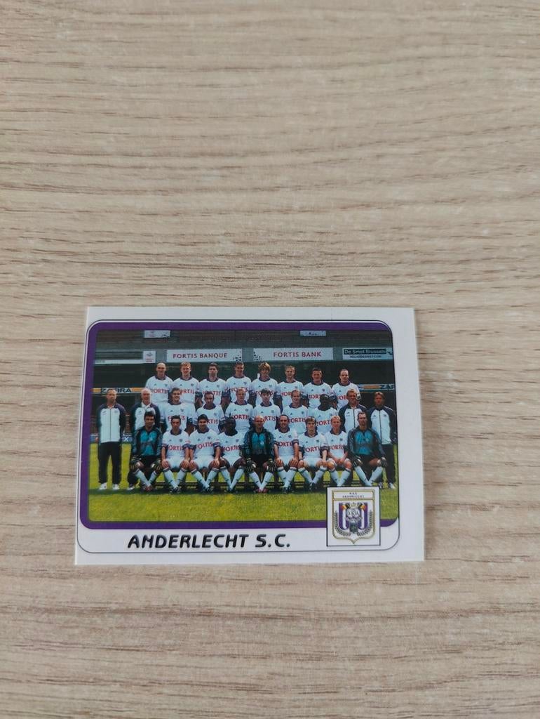 Panini football 2002 Team photo Anderlecht nr: 29, Enlèvement ou Envoi