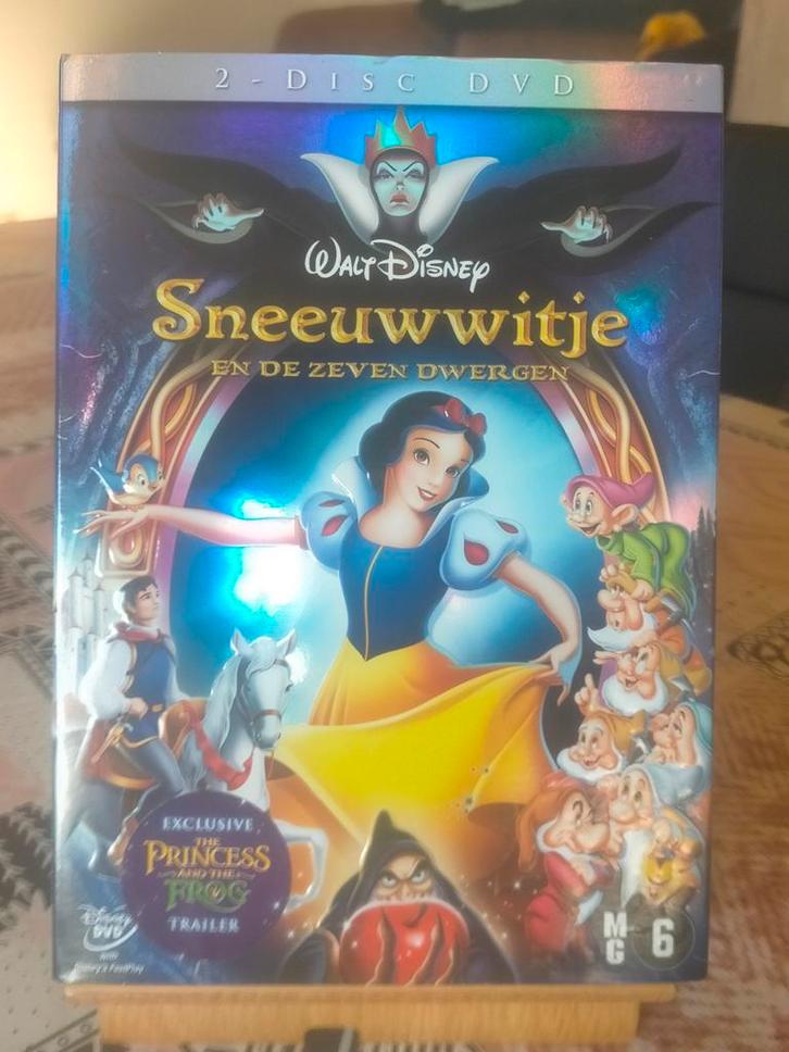 DVD van Sneeuwwitje en de zeven dwergen, Verzamelen, Disney, Zo goed als nieuw, Ophalen of Verzenden