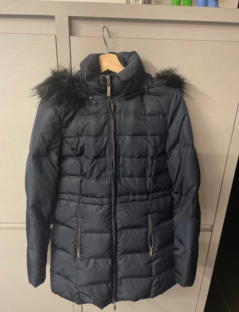 Winterjas Sora by jbc maat 40, Kleding | Dames, Jassen | Winter, Ophalen of Verzenden, Gedragen, Maat 38/40 (M), Blauw