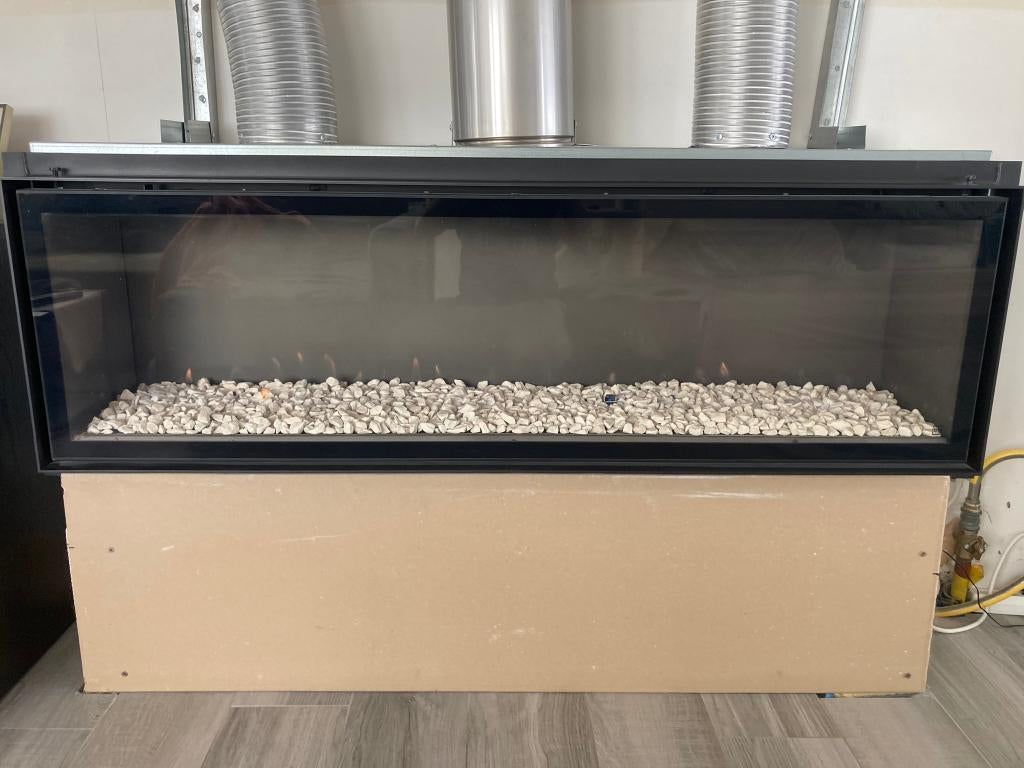 Bodart&Gonay Cosmos 145 XXL gashaard - inclusief toebehoren, Maison & Meubles, Poêles, Comme neuf, Encastré, Cheminée au bioéthanol