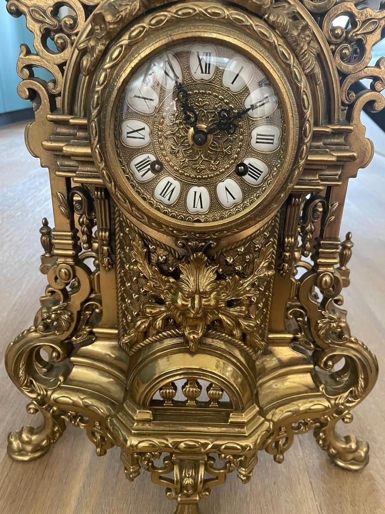 Horloge et 2 candelabres, Enlèvement ou Envoi