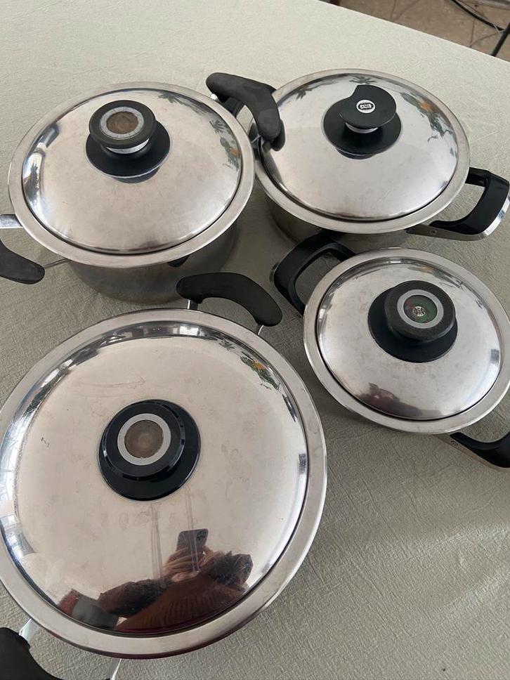 4 AMC-potten die je nooit zullen teleurstellen, Maison & Meubles, Cuisine | Casseroles & Poêles, Utilisé, Ensemble de casseroles