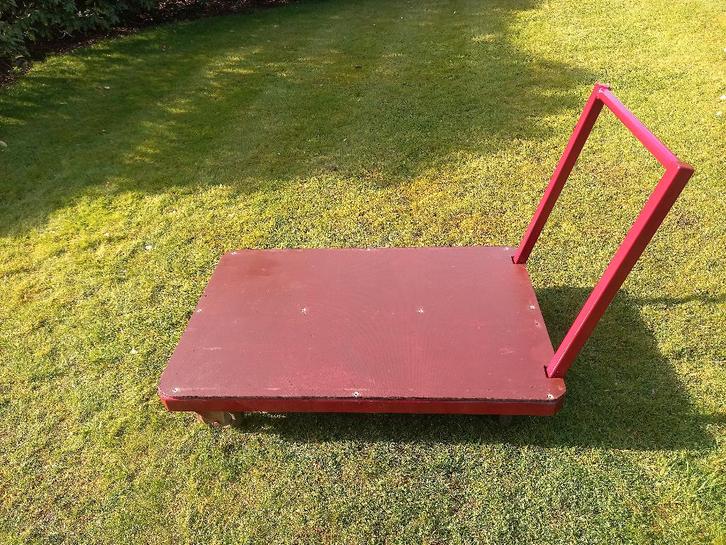 transportwagen,platformwagen,duwkar,transportkar, Bricolage & Construction, Bricolage & Rénovation Autre, Utilisé, Enlèvement