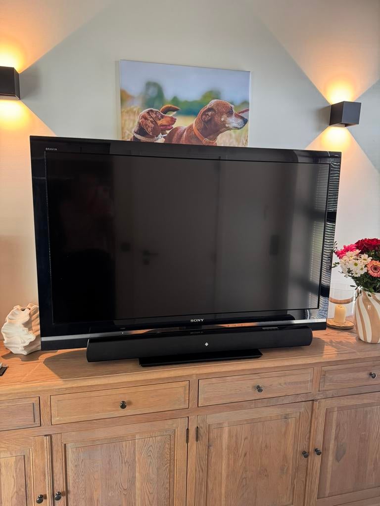 Sony Bravia LCD digital colortv met soundbar, Ophalen, Gebruikt, LCD, Sony