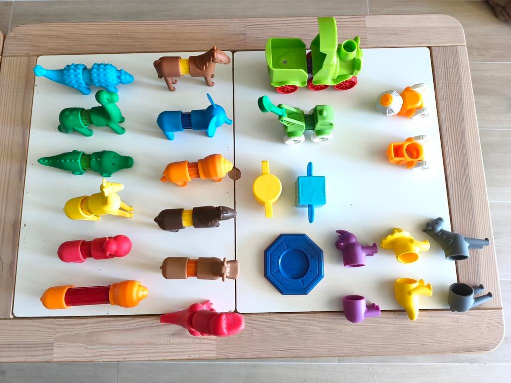 Grote set SmartMax: Dieren (Safari, Boerderij, Dino), Trein, Kinderen en Baby's, Speelgoed | Educatief en Creatief, Bouwen, Ophalen
