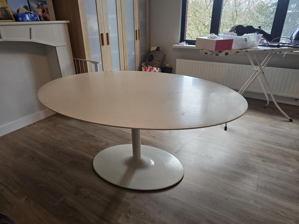 Ovalen tafel, Huis en Inrichting, Ophalen, Gebruikt
